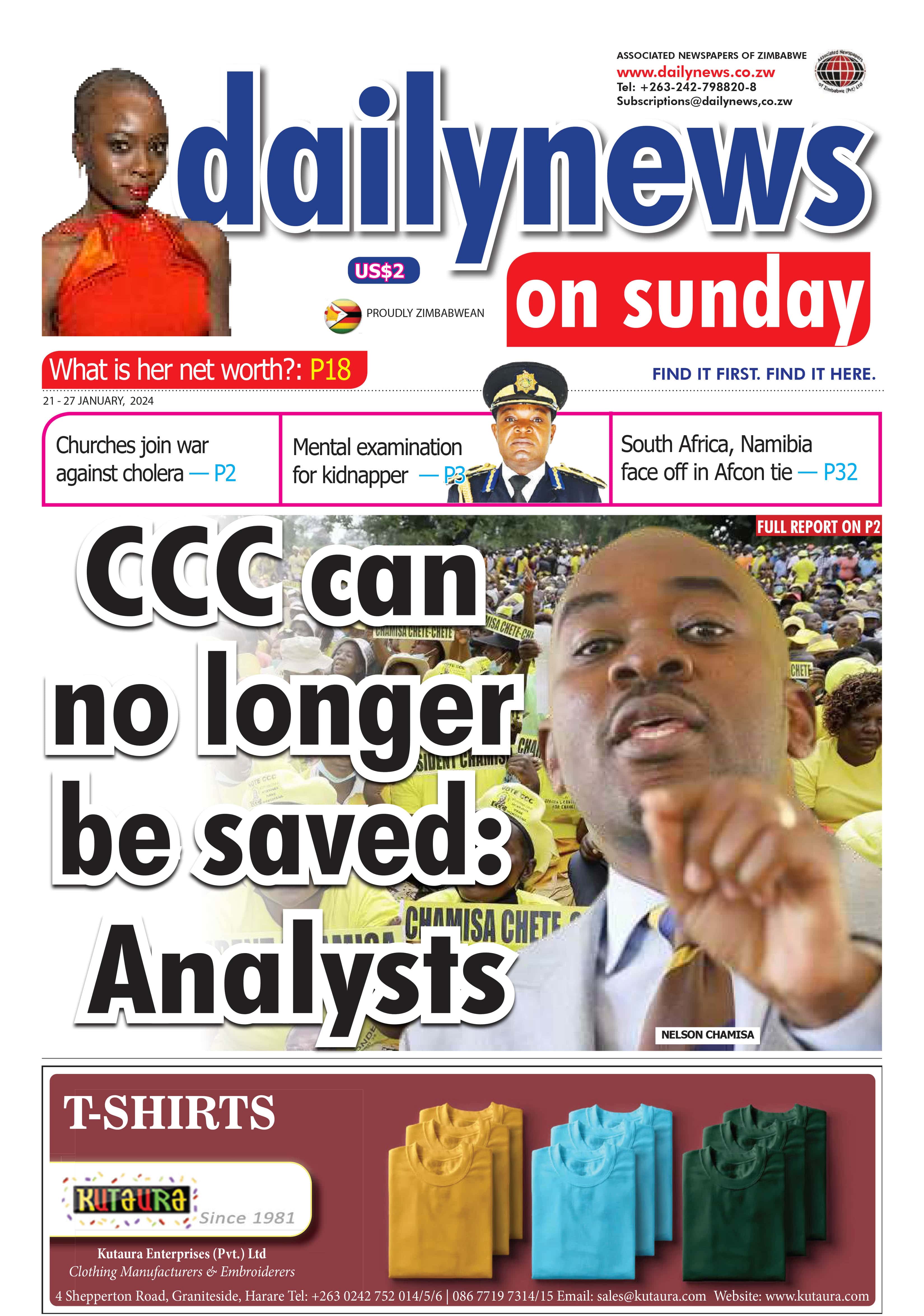 Sunday 21 January 2024